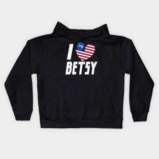 Betsy Ross Flag Victory 1776 Kids Hoodie